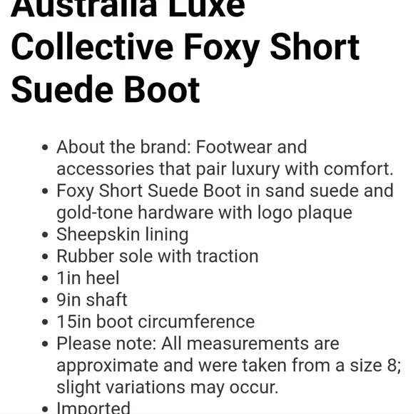 Australia Luxe Collective Foxy Short Size 9 - Picture 7 of 7